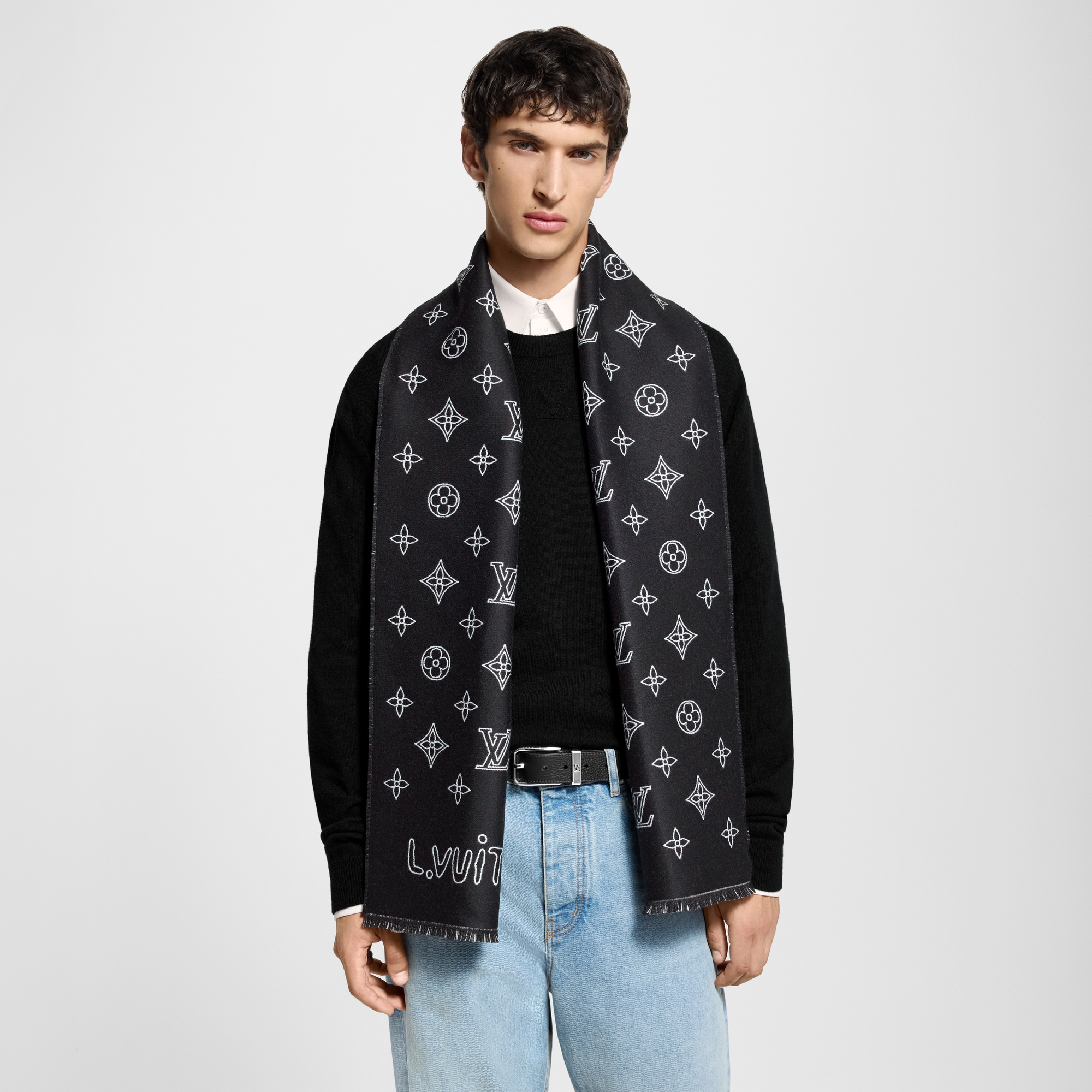 マフラー･モノグラム ブラスト S00 メンズ アクセサリー (製品ズーム)