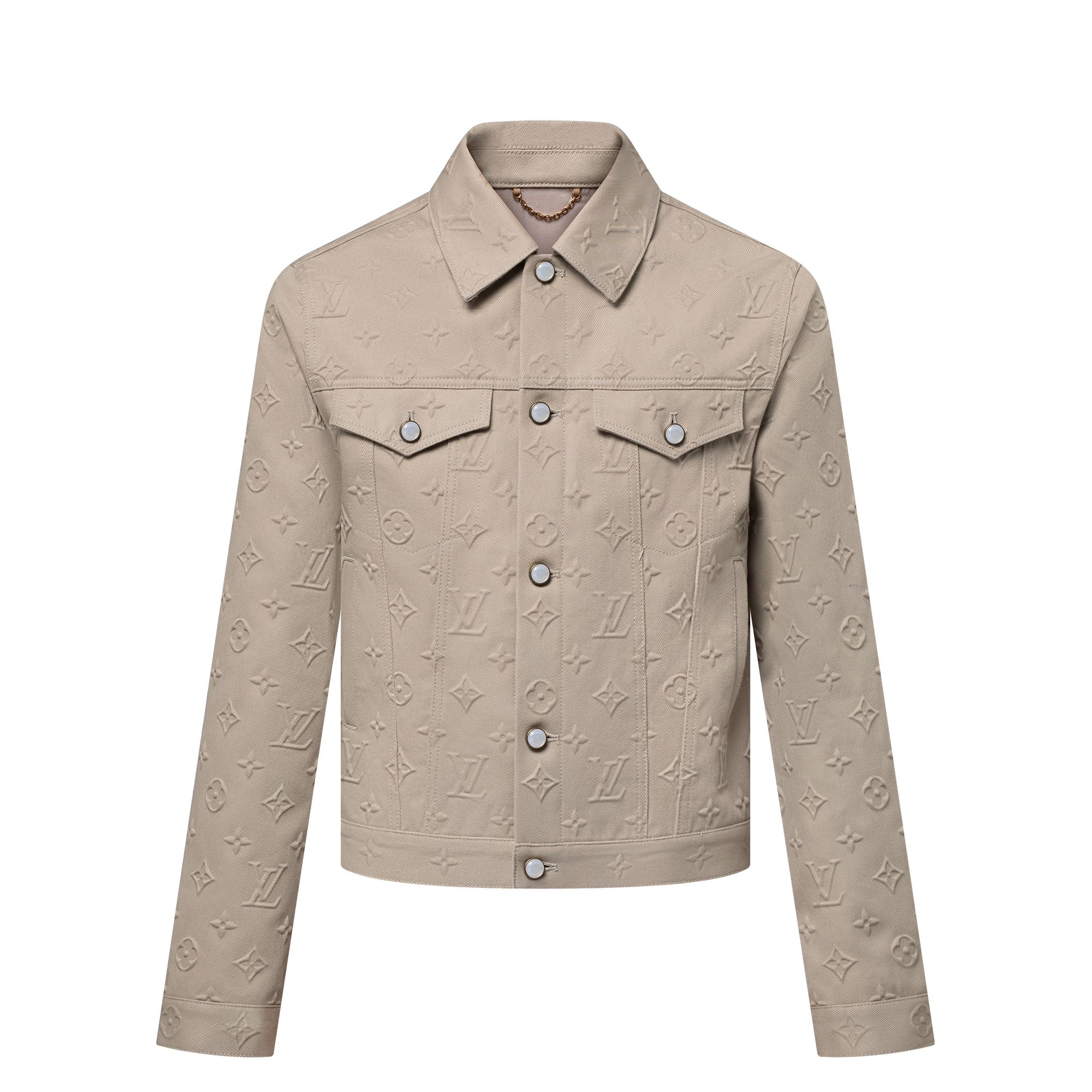 モノグラムエンボスド デニムジャケット  メンズ プレタポルテ(洋服) (製品ズーム)