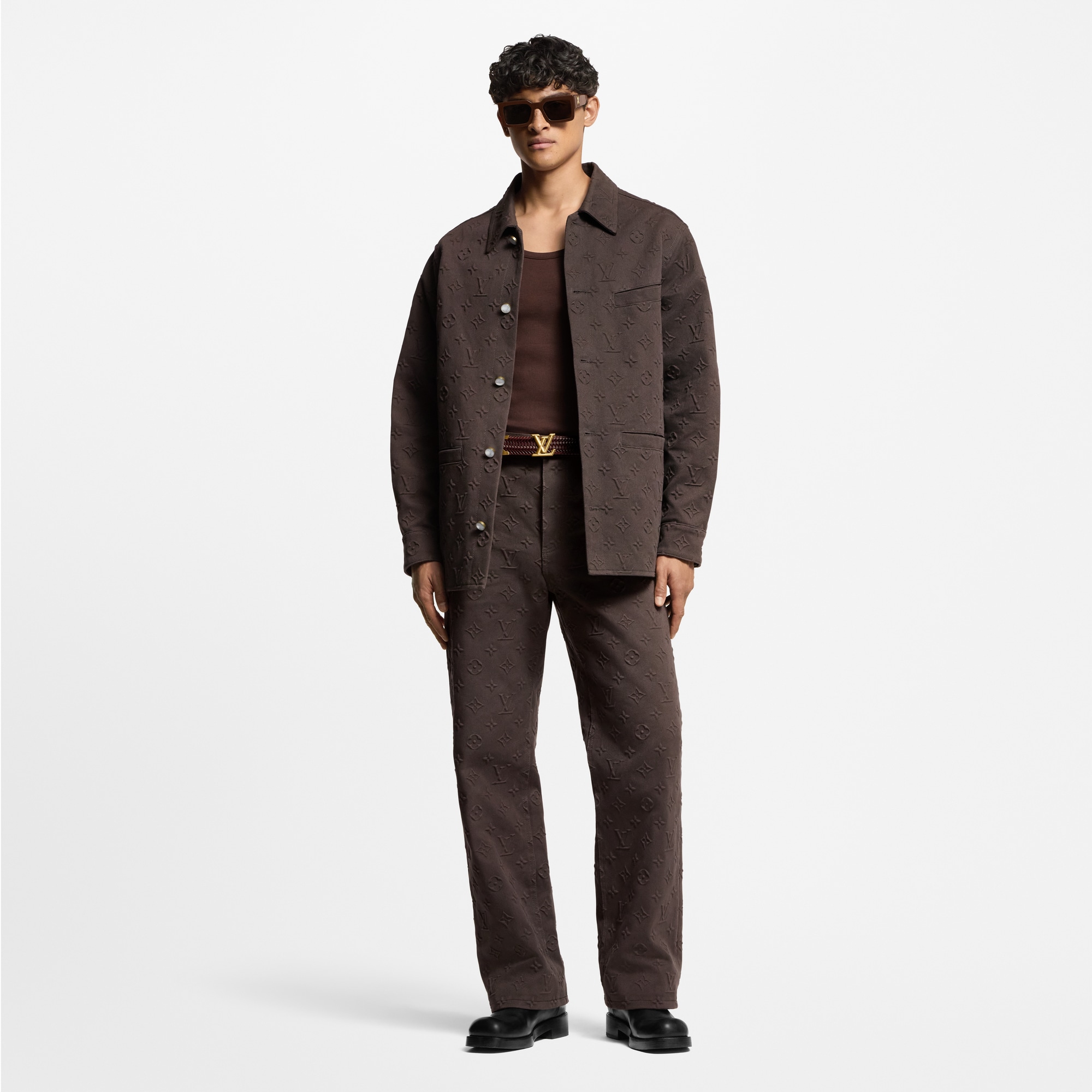 モノグラムエンボスド スケートパンツ  メンズ ウェア(洋服) (製品ズーム)