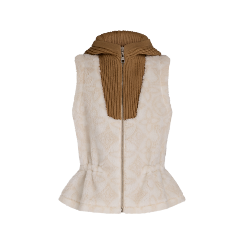 モノグラムフリース ジレ ウィメンズ ウェア(洋服) (製品ズーム)