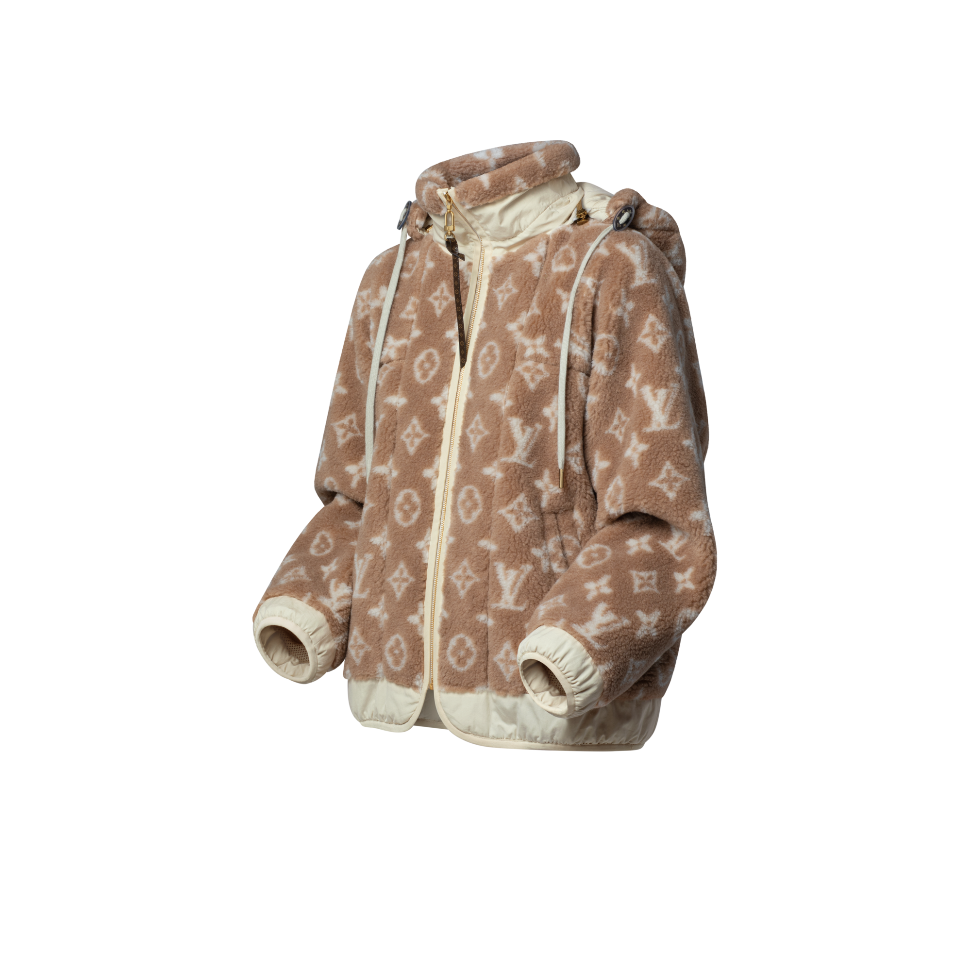 モノグラム フリース フーデッドジャケット  ウィメンズ ウェア(洋服) (製品ズーム)