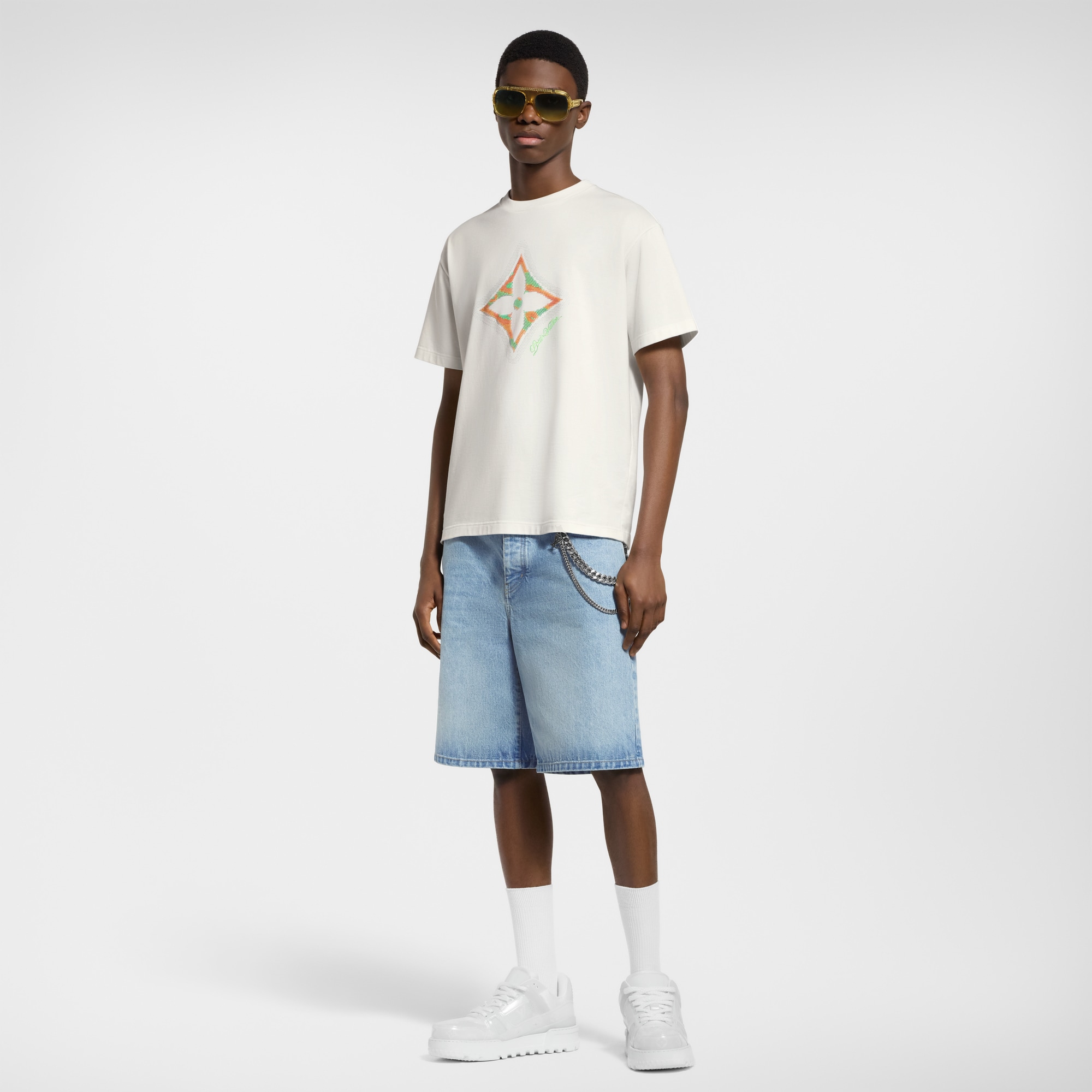 モノグラム フラワー 3DグラディエントプリントTシャツ  メンズ プレタポルテ(洋服) (製品ズーム)
