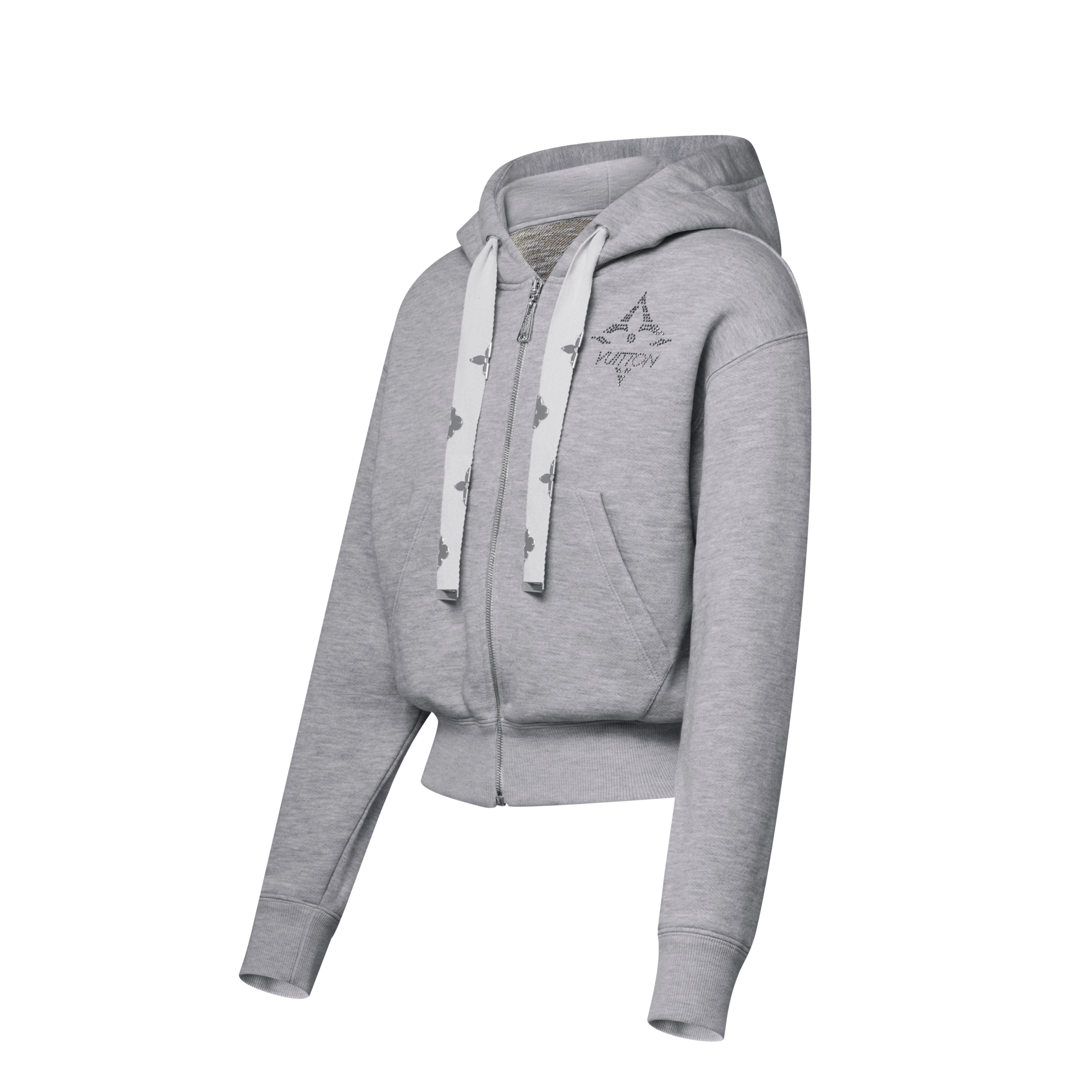モノグラムフラワー アクセントフーディ  ウィメンズ ウェア(洋服) (製品ズーム)