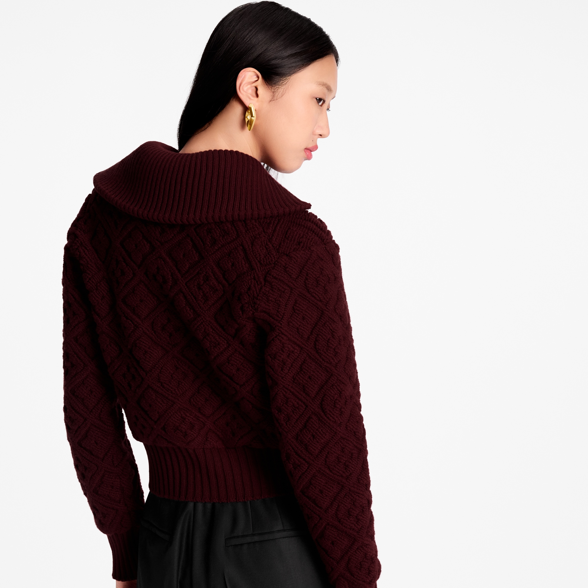 モノグラムフラワー タウアリング ジップアップジャケット  ウィメンズ ウェア(洋服) (製品ズーム)