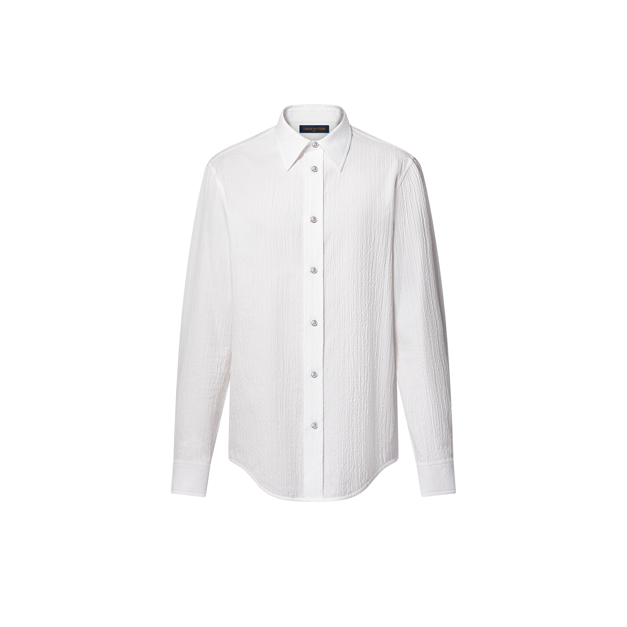 モノグラムジャカード ロングスリーブコットンシャツ  メンズ プレタポルテ(洋服) (製品ズーム)