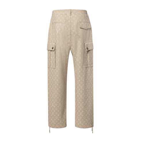 モノグラム・ジャカード ウィンターデニムカーゴパンツ メンズ ウェア(洋服) (製品ズーム)