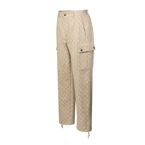 モノグラム・ジャカード ウィンターデニムカーゴパンツ メンズ ウェア(洋服) (製品ズーム)