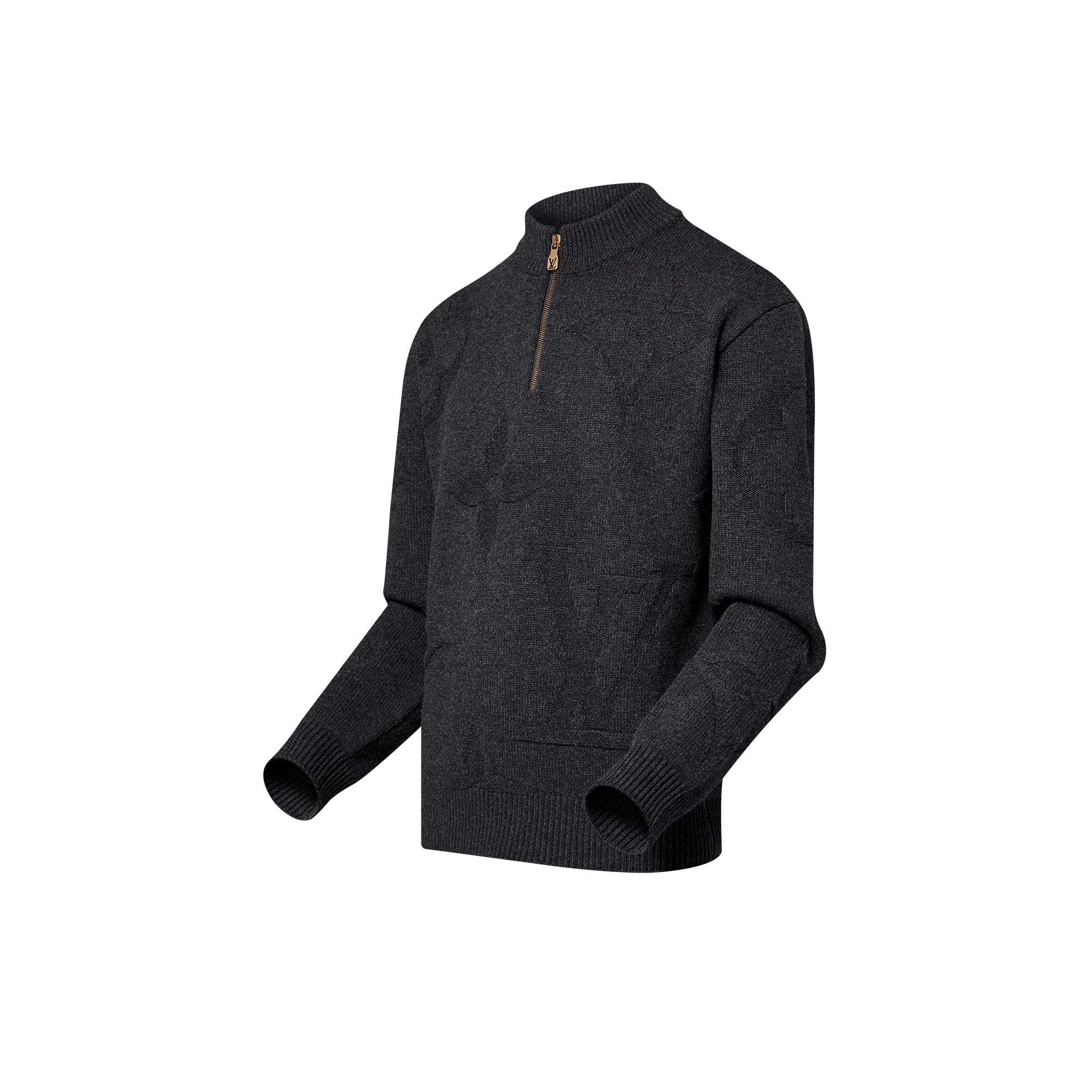 モノグラムジャカードウールハーフジッププルオーバー  メンズ プレタポルテ(洋服) (製品ズーム)