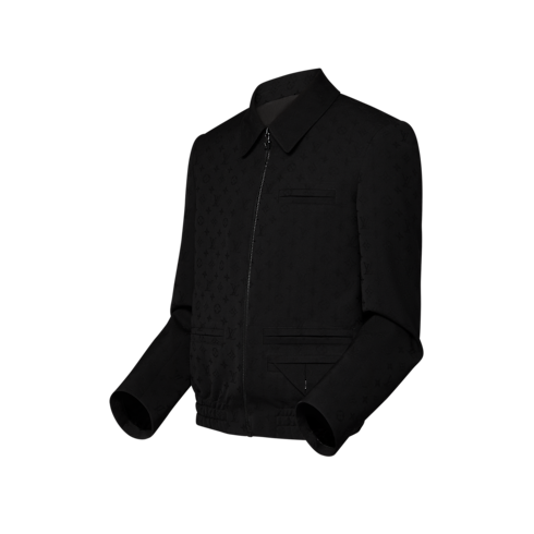 モノグラムジャカードウールジェットポケットブルゾン メンズ ウェア(洋服) (製品ズーム)