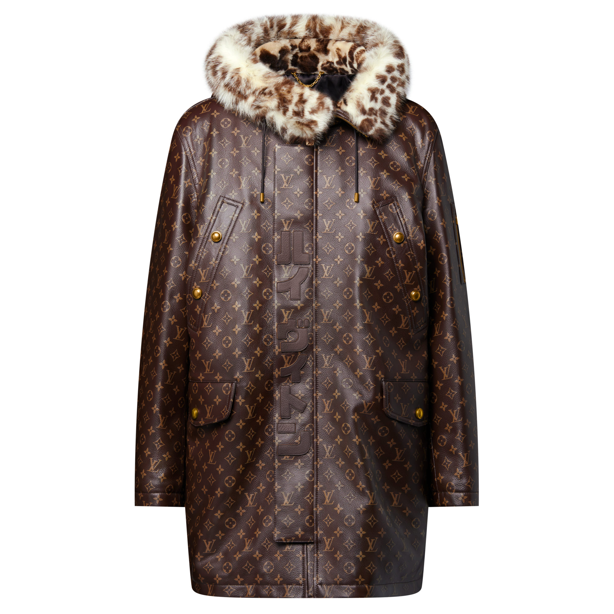 モノグラム レザーパーカ  メンズ ウェア(洋服) (製品ズーム)