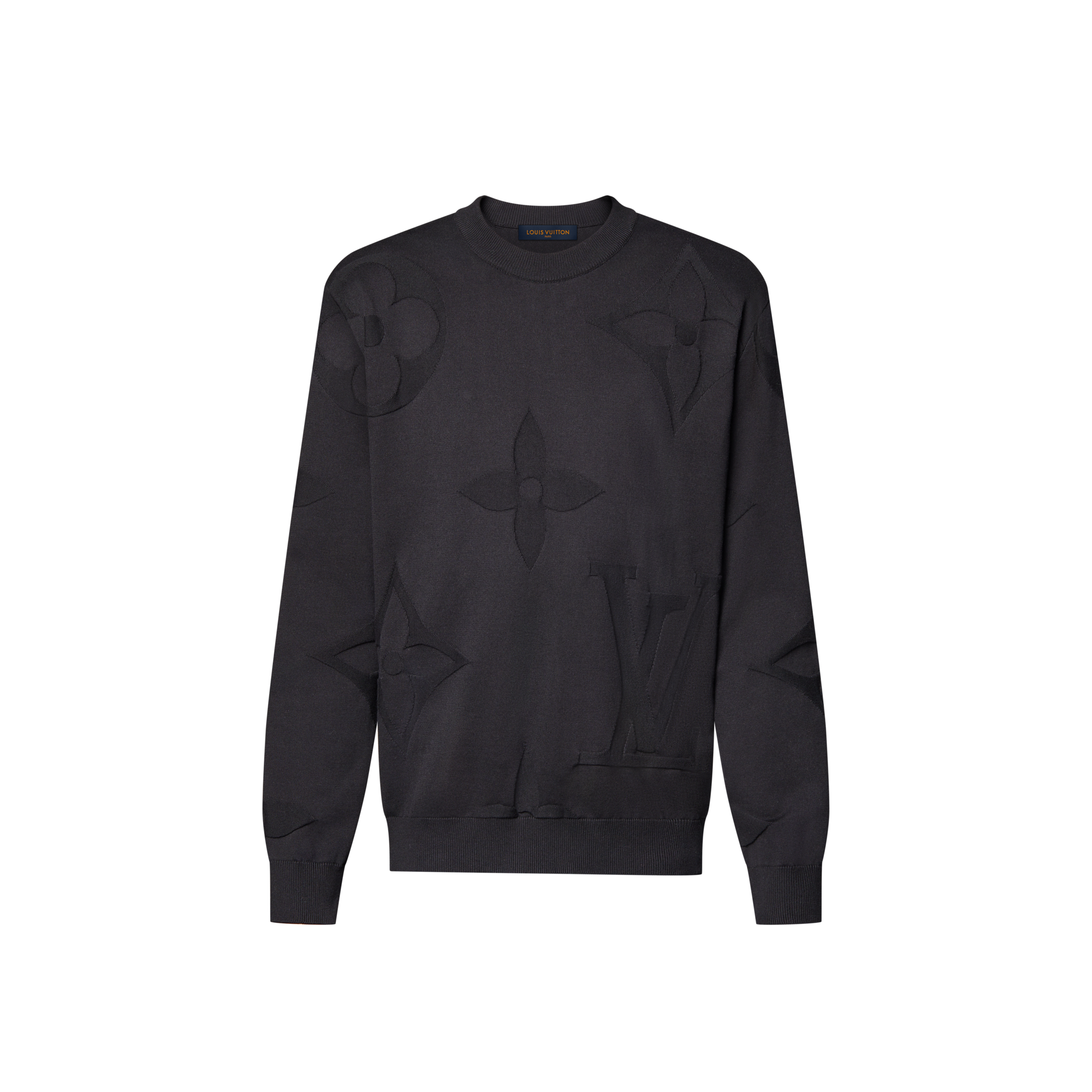 モノグラムロングスリーブコットンクルーネック  メンズ ウェア(洋服) (製品ズーム)