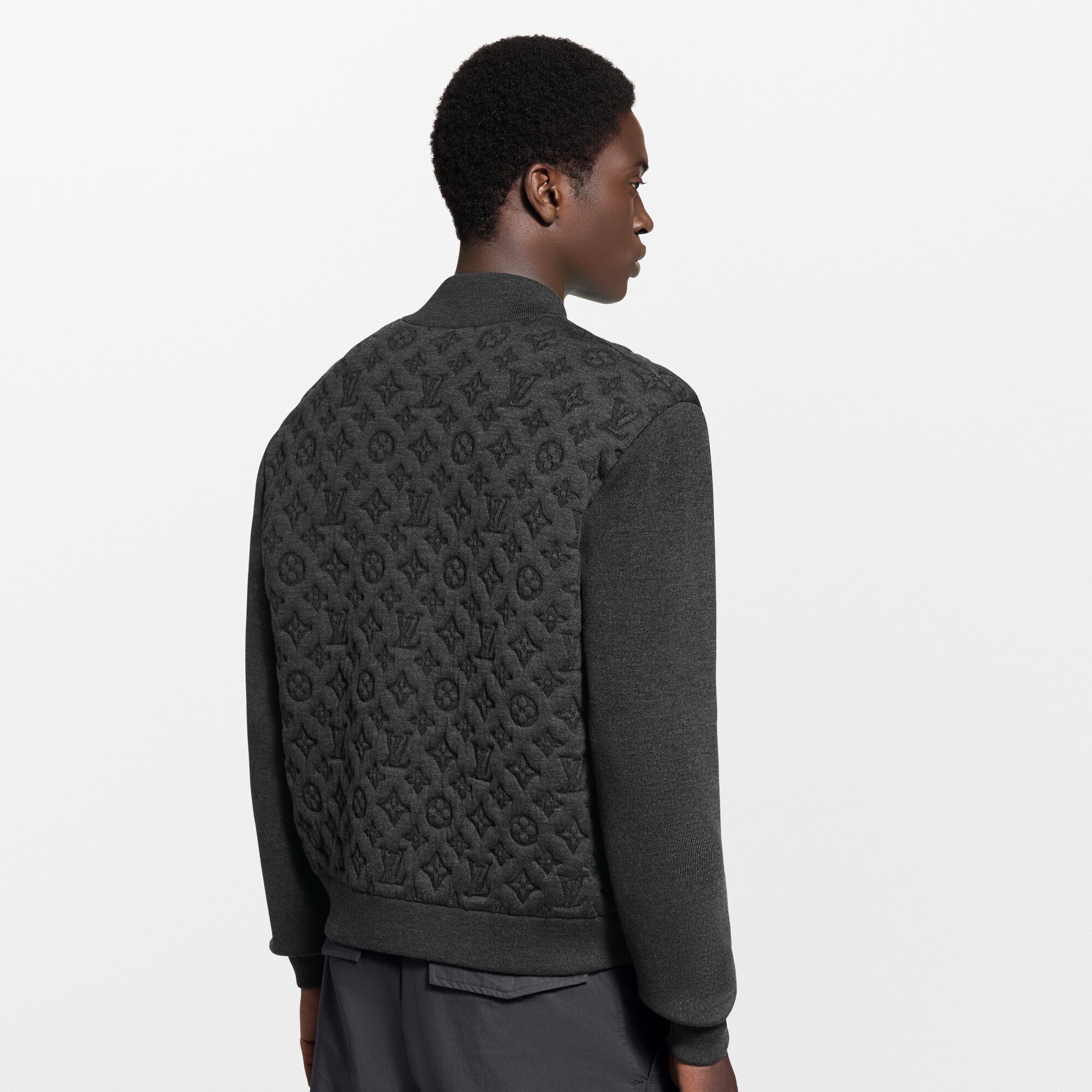 モノグラムパデッドウールブレンドボンバー  メンズ ウェア(洋服) (製品ズーム)