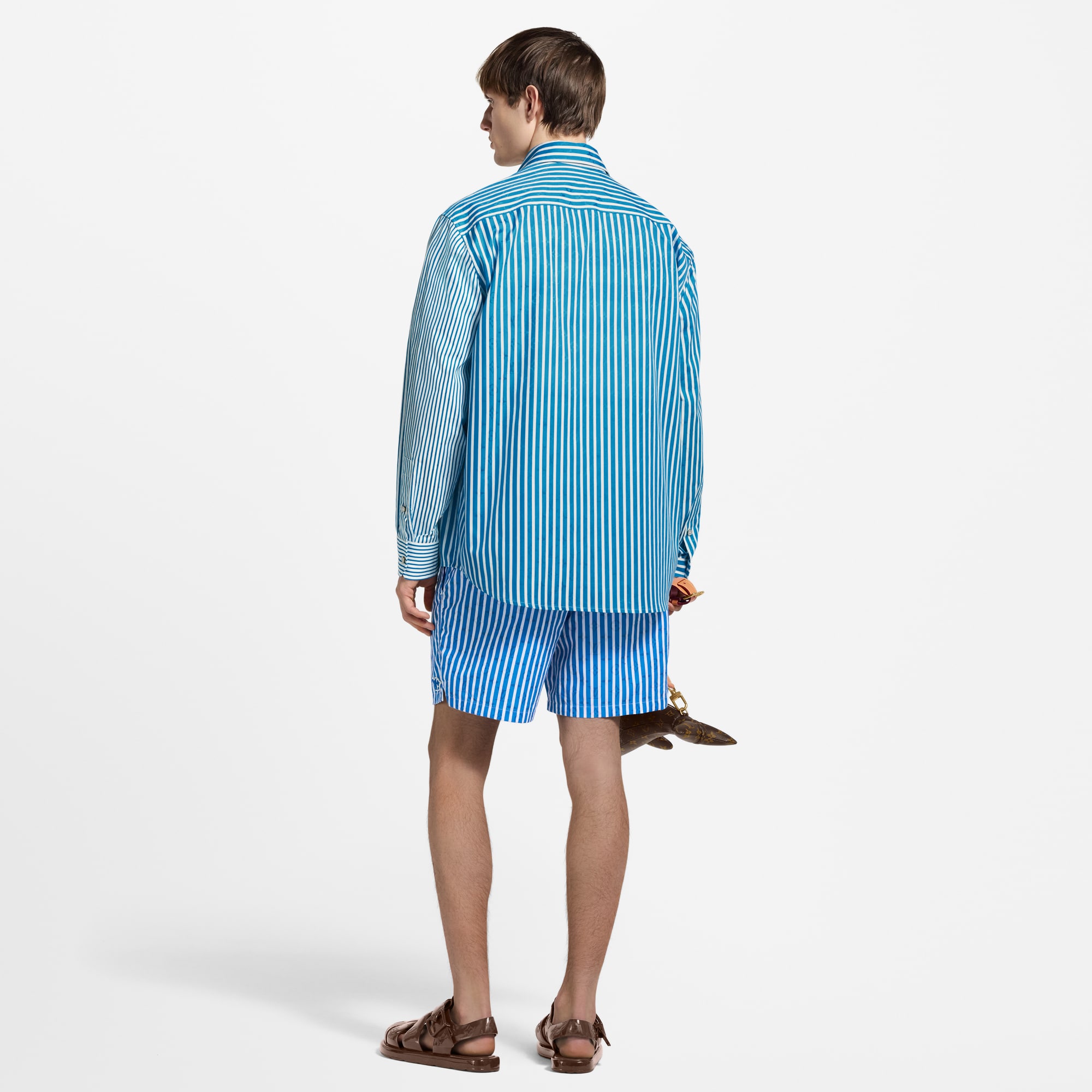 モノグラムパッチワークストライプシャツ  メンズ プレタポルテ(洋服) (製品ズーム)