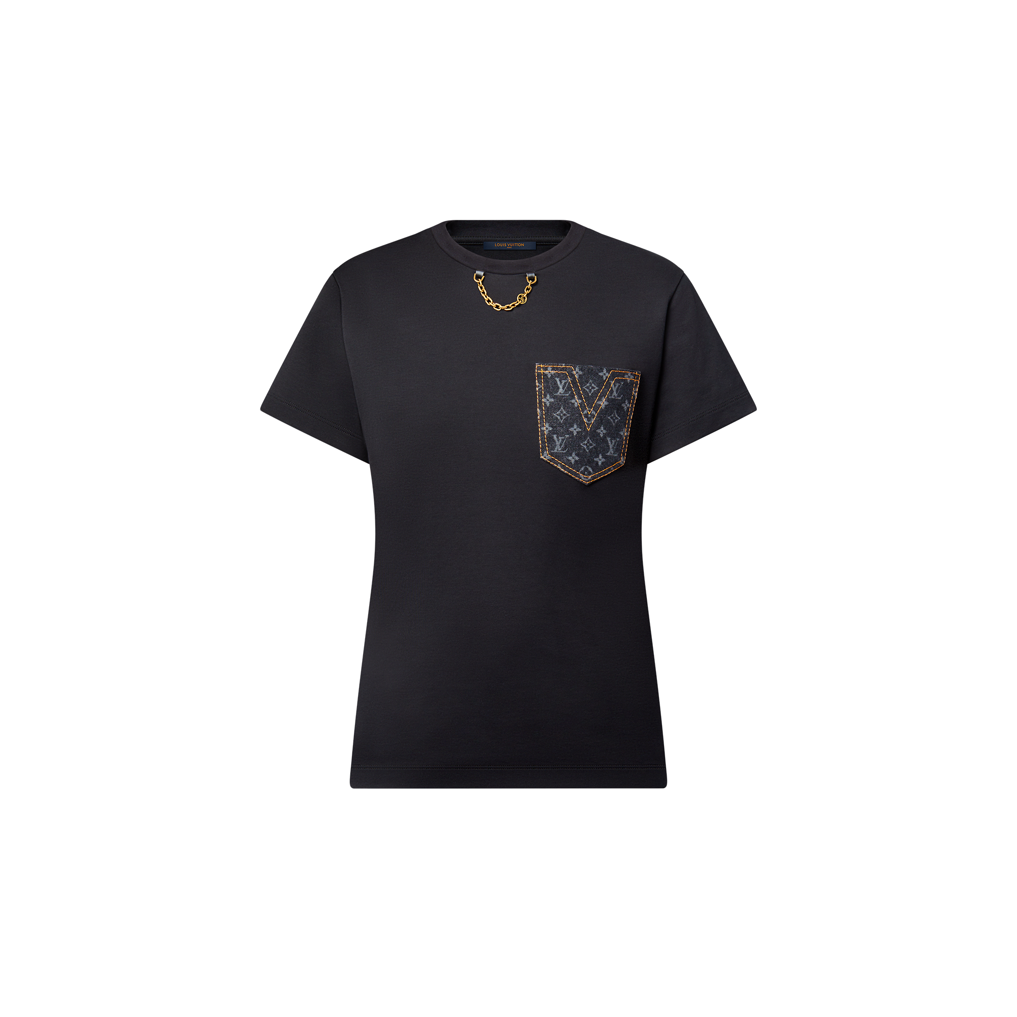 LOUIS VUITTON 黒 Tシャツ ポケット付き