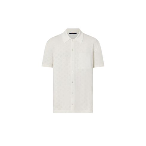 モノグラムポインテールショートスリーブコットンシャツ メンズ ウェア(洋服) (製品ズーム)