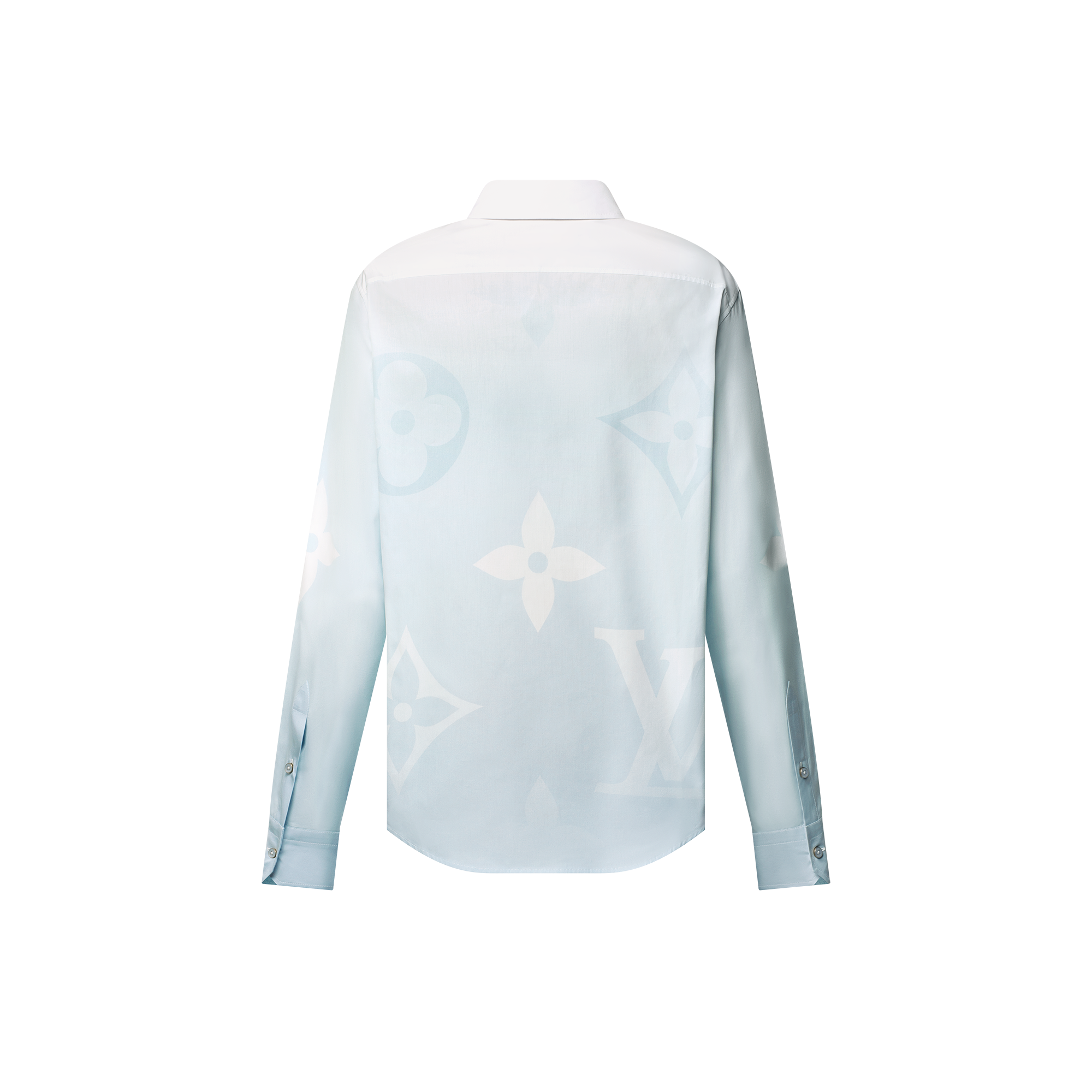 モノグラムプリントロングスリーブコットンポプリンシャツ  メンズ プレタポルテ(洋服) (製品ズーム)