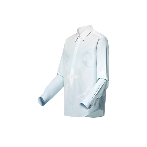 モノグラムプリントロングスリーブコットンポプリンシャツ メンズ ウェア(洋服) (製品ズーム)