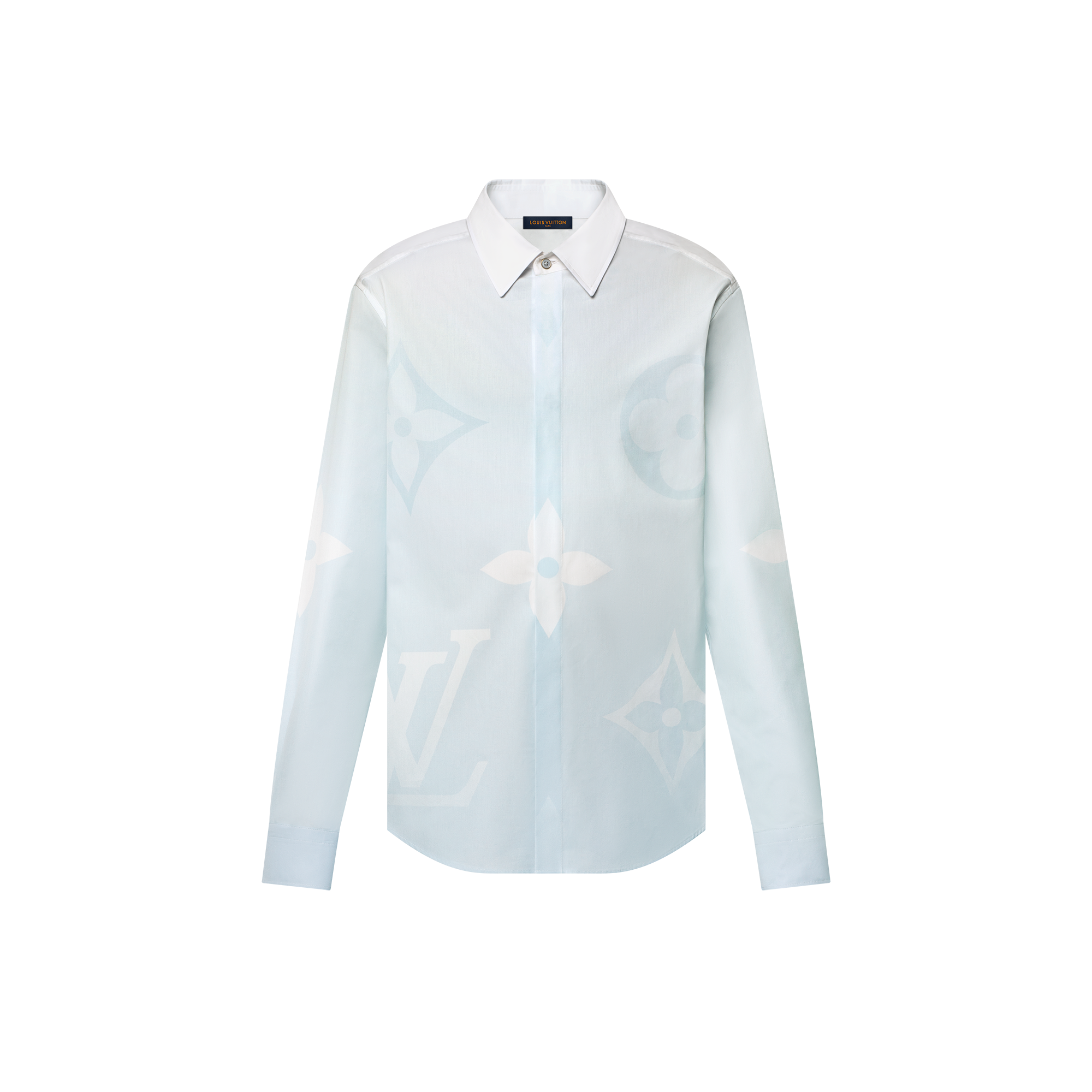 モノグラムプリントロングスリーブコットンポプリンシャツ  メンズ プレタポルテ(洋服) (製品ズーム)