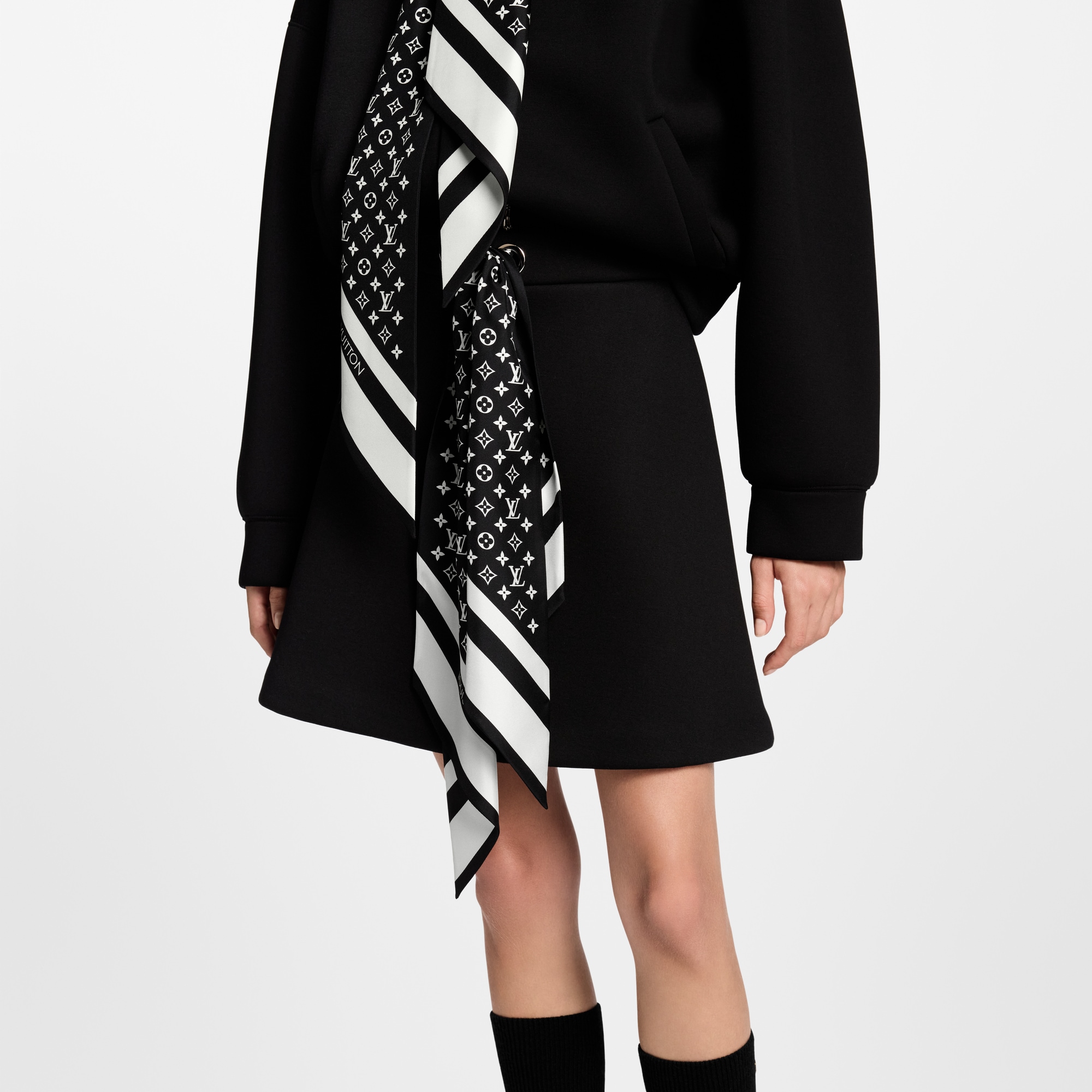 モノグラム スカーフ ミニスカート  ウィメンズ ウェア(洋服) (製品ズーム)