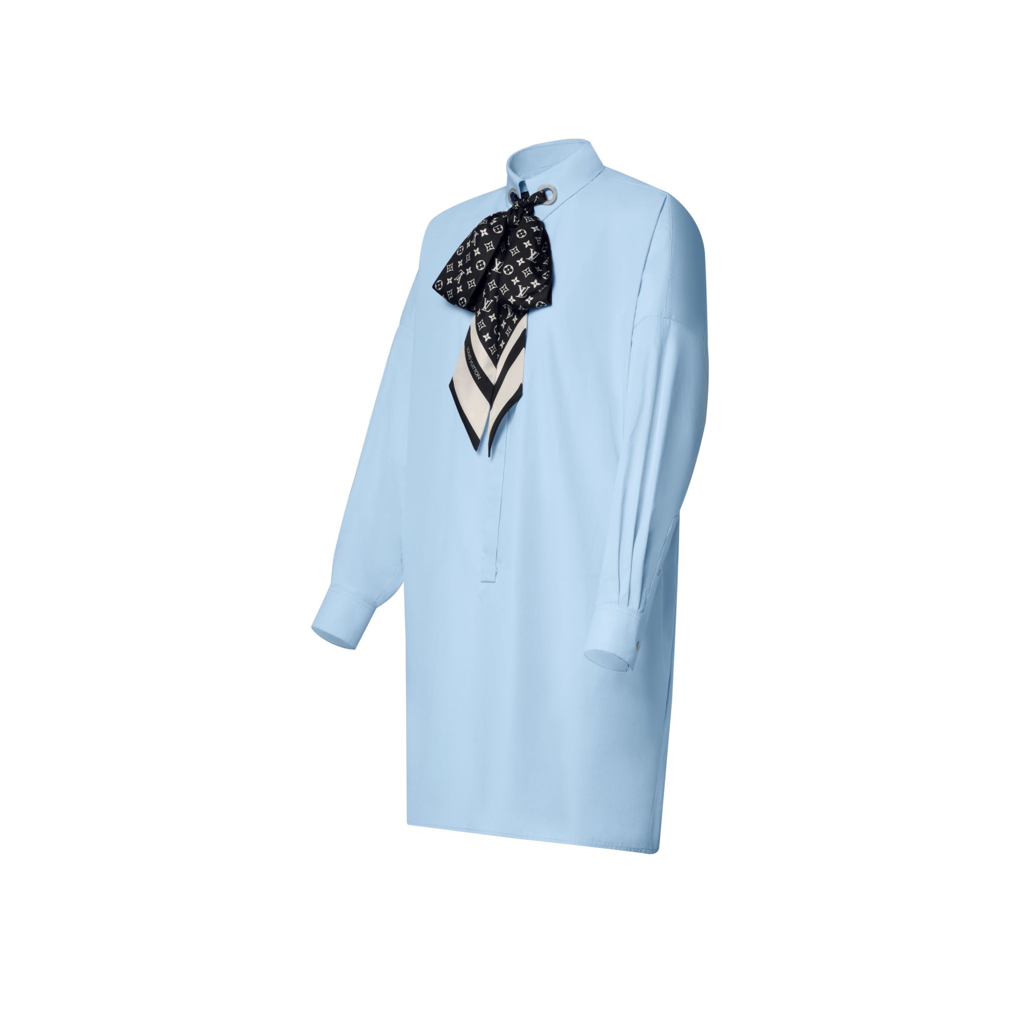 モノグラム スカーフ シャツドレス  ウィメンズ ウェア(洋服) (製品ズーム)