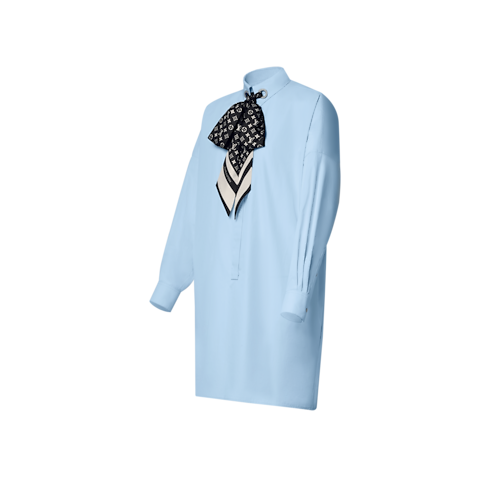 モノグラム スカーフ シャツドレス ウィメンズ ウェア(洋服) (製品ズーム)