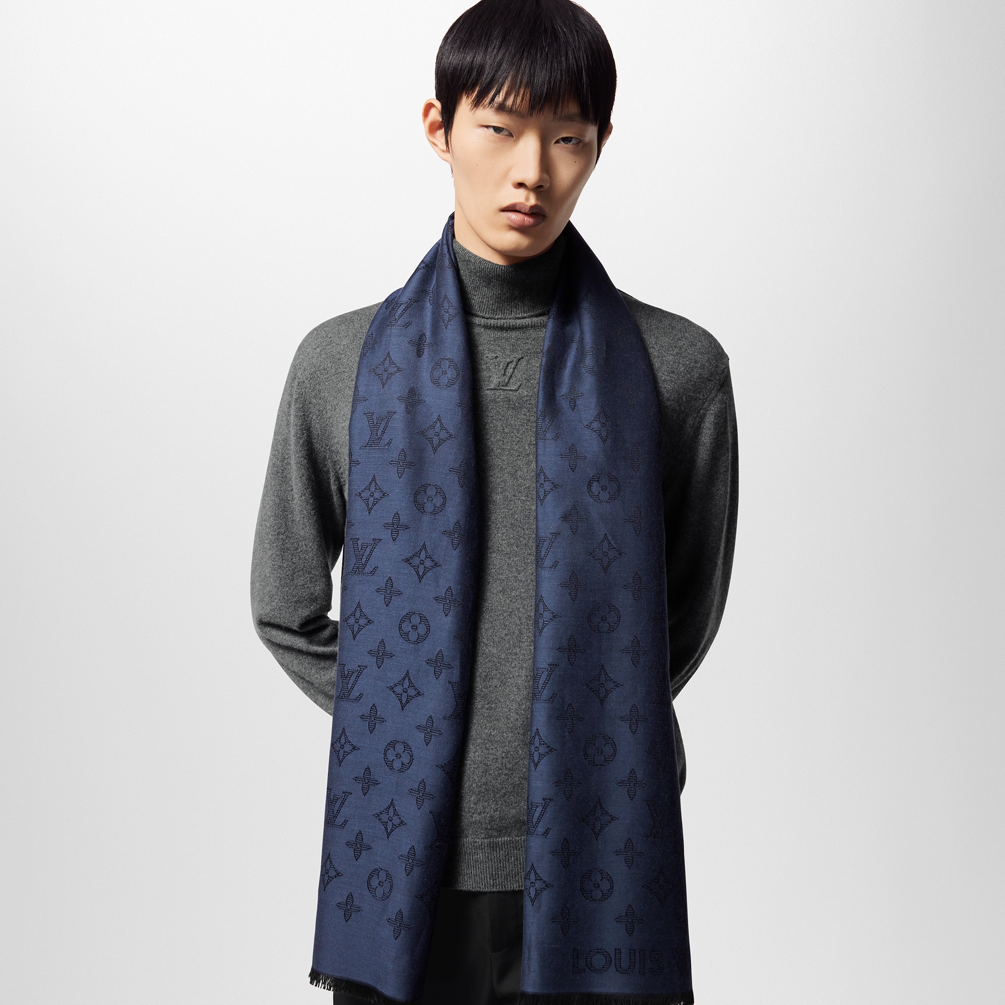 藤原ヒロシ着 ルイヴィトン × DSMG限定 ストール - メルカリ｜ストール