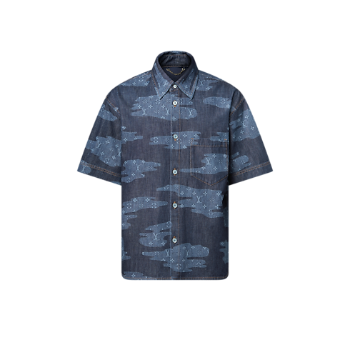 モノグラム ショートスリーブ シャンブレーシャツ メンズ ウェア(洋服) (製品ズーム)