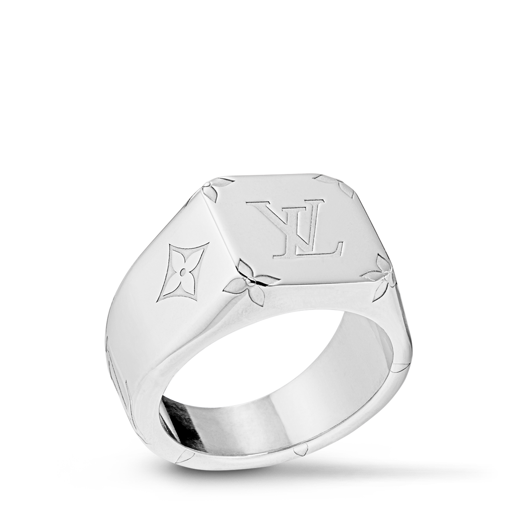 シグネットリング モノグラム S00 メンズ ファッションジュエリー (製品ズーム)