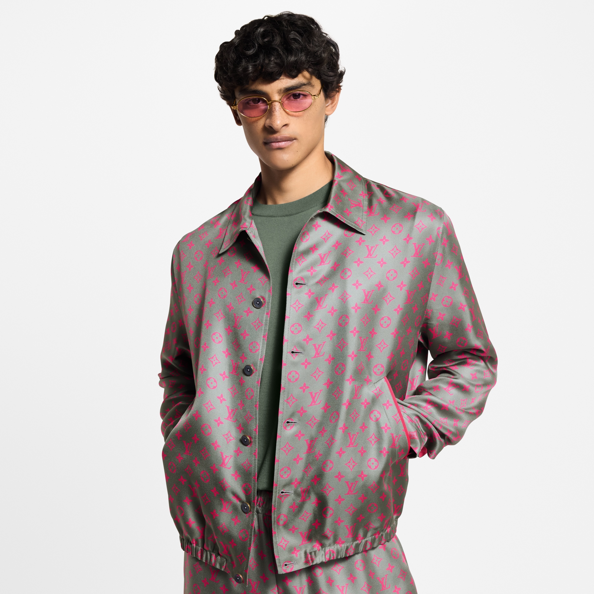 モノグラムシルクブルゾン  メンズ プレタポルテ(洋服) (製品ズーム)