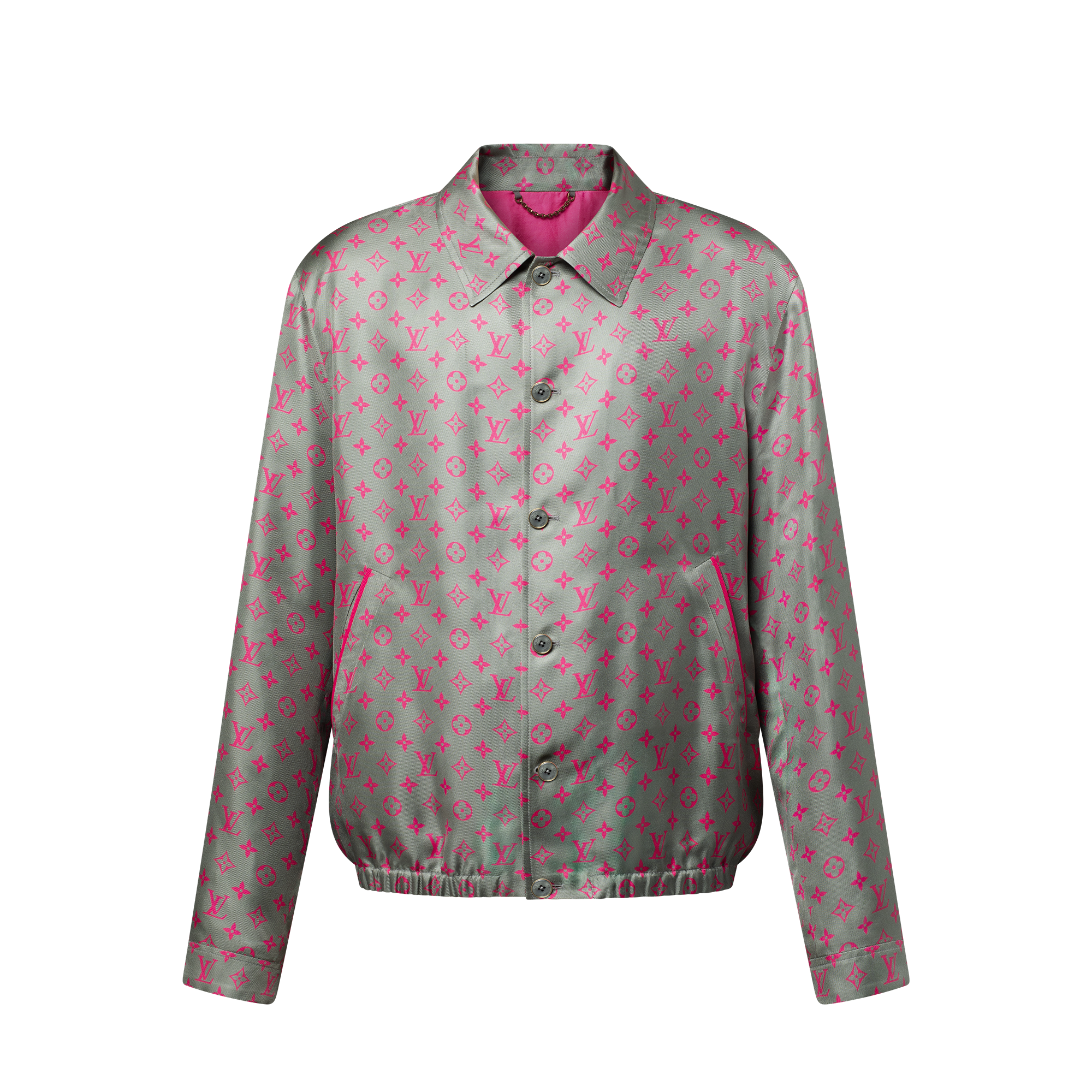 モノグラムシルクブルゾン  メンズ プレタポルテ(洋服) (製品ズーム)