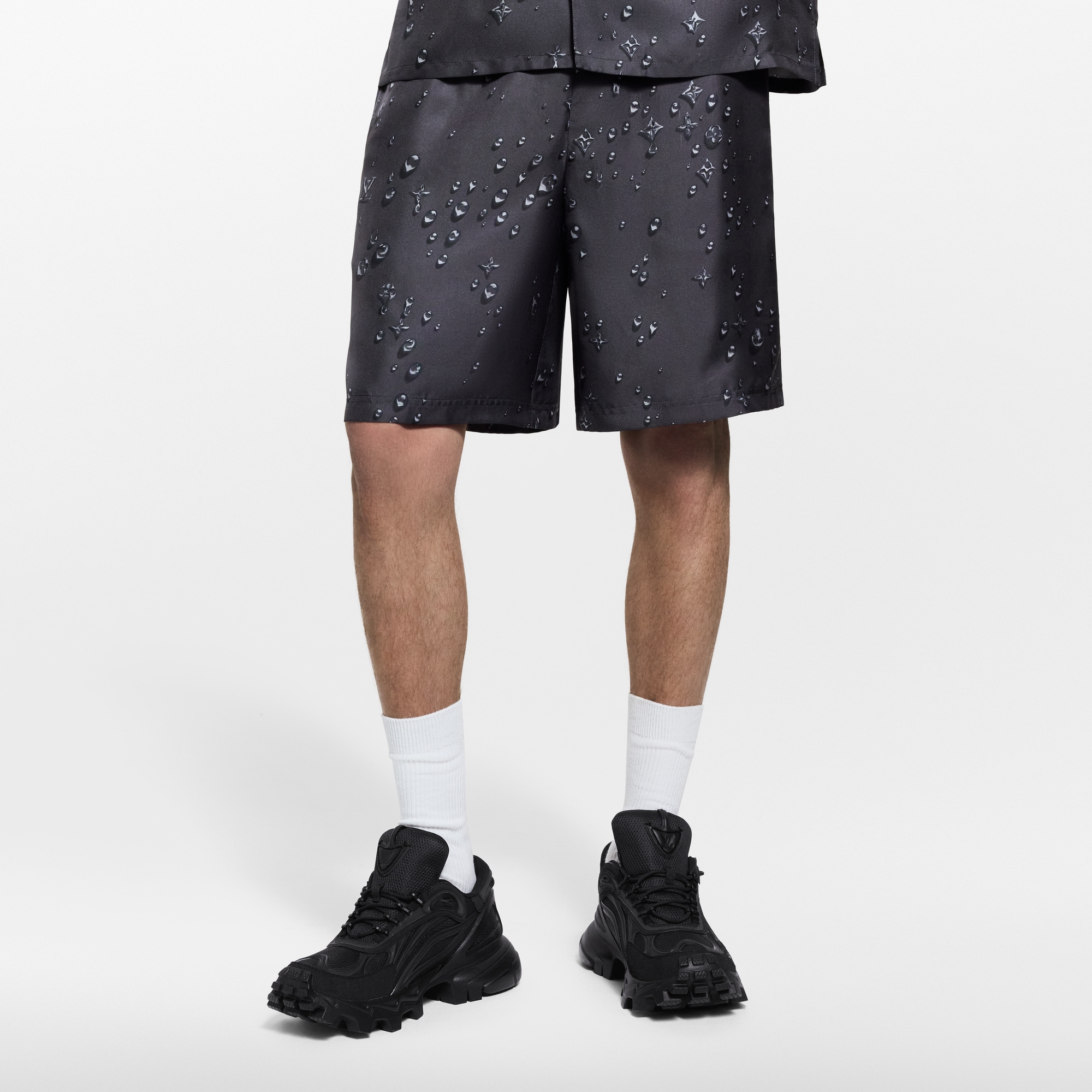 モノグラム シルクショートパンツ  メンズ ウェア(洋服) (製品ズーム)