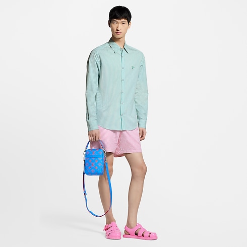 モノグラムストライプシャツ メンズ ウェア(洋服) (製品ズーム)