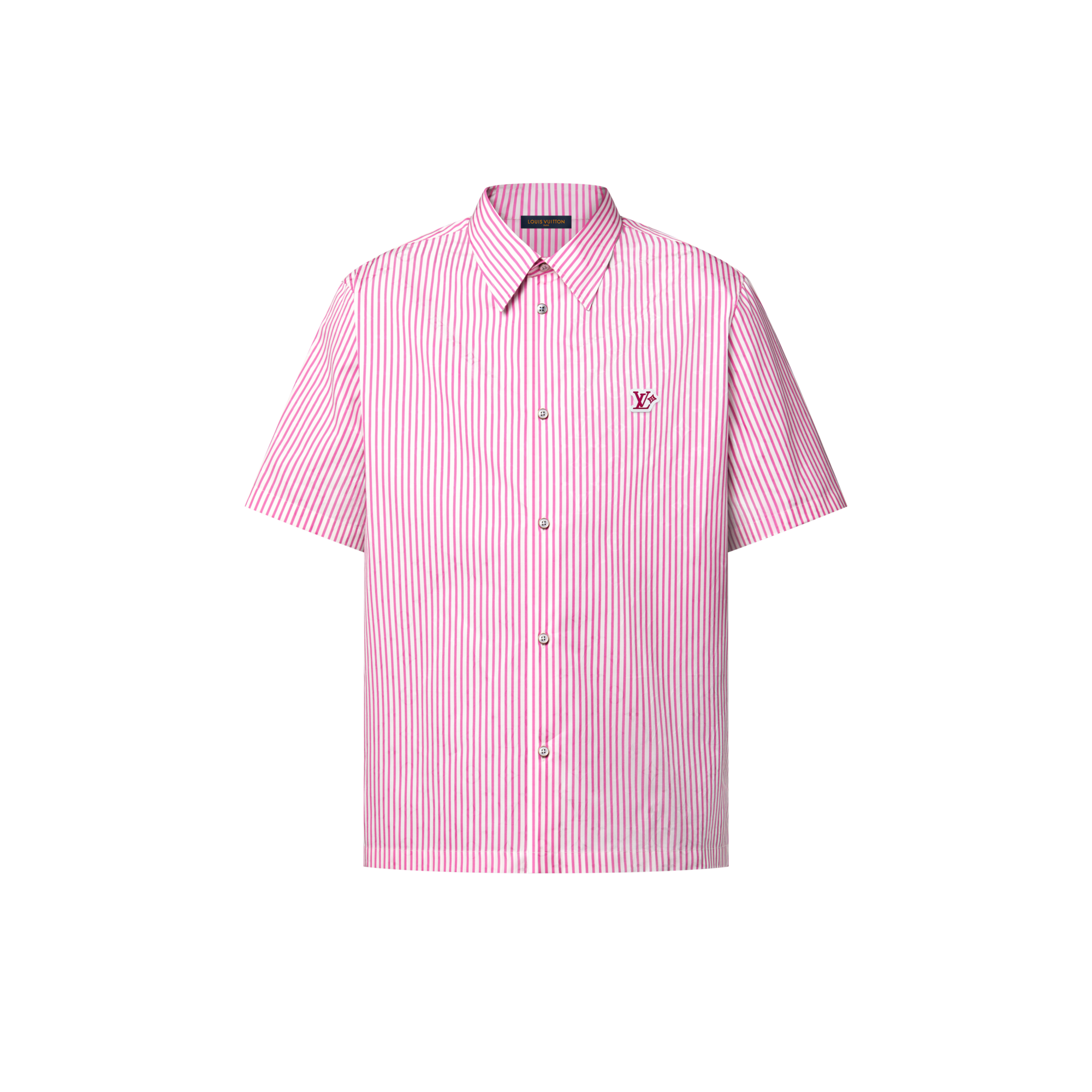 モノグラムストライプショートスリーブシャツ  メンズ プレタポルテ(洋服) (製品ズーム)