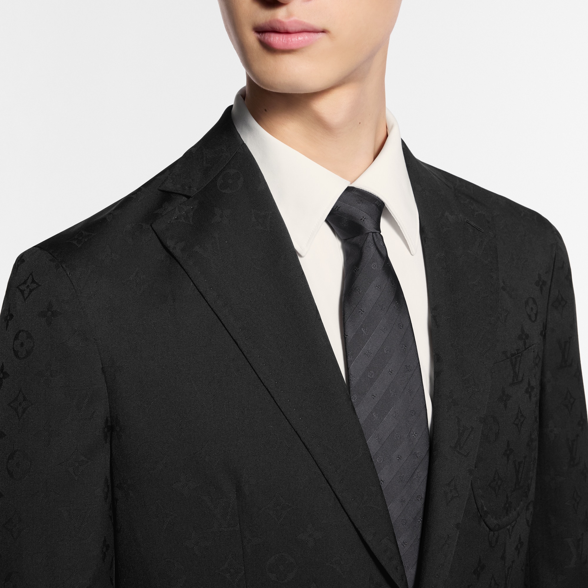 ネクタイ･モノグラム ストライプ S00 メンズ アクセサリー (製品ズーム)