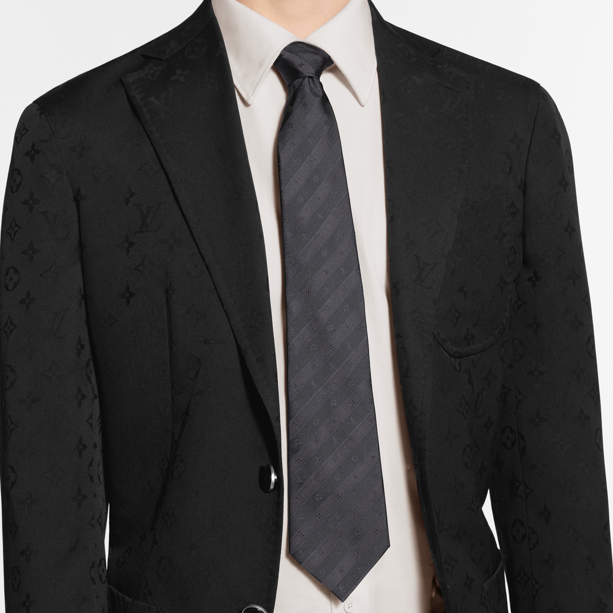 ネクタイ･モノグラム ストライプ S00 メンズ アクセサリー (製品ズーム)