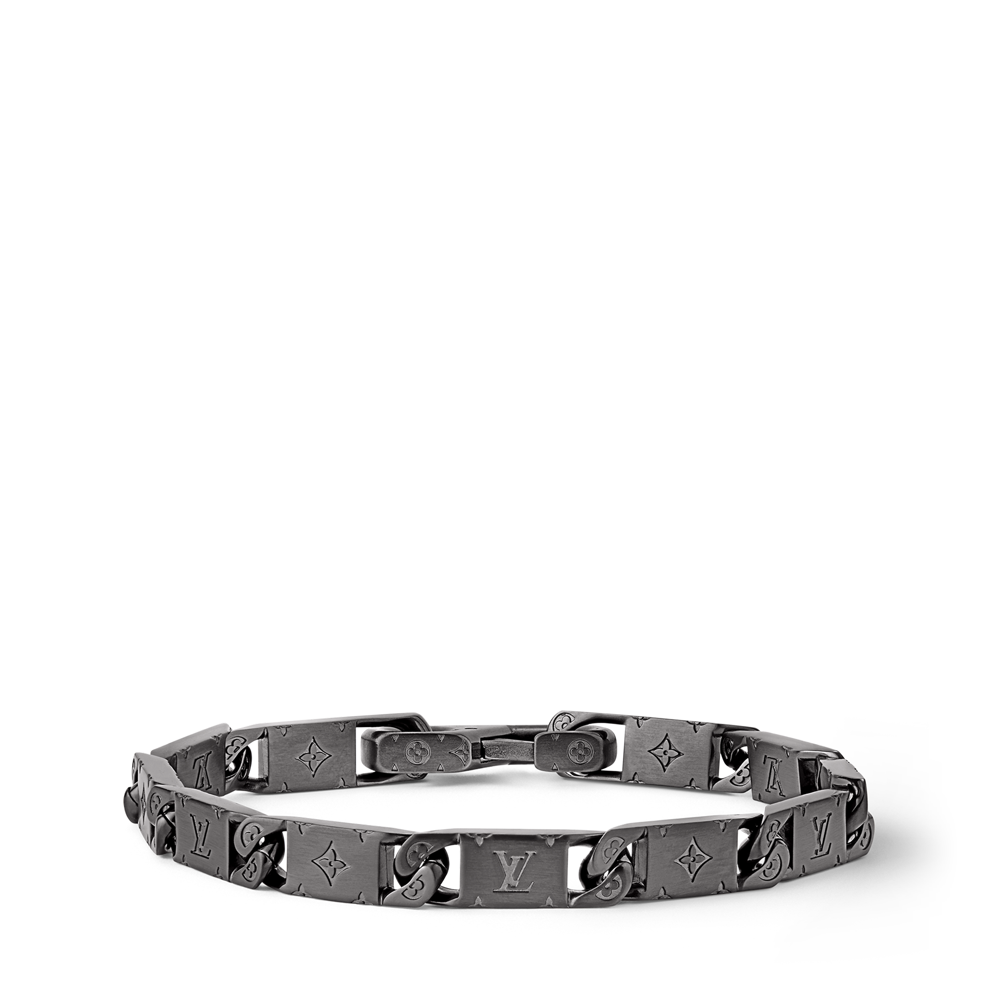 現行品 ルイヴィトン ブレスレット 生っ モノグラム タイドアップ シルバー 