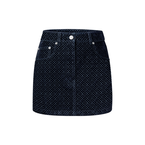 ナノグラム フロックド ベルベット ミニスカート ウィメンズ ウェア(洋服) (製品ズーム)