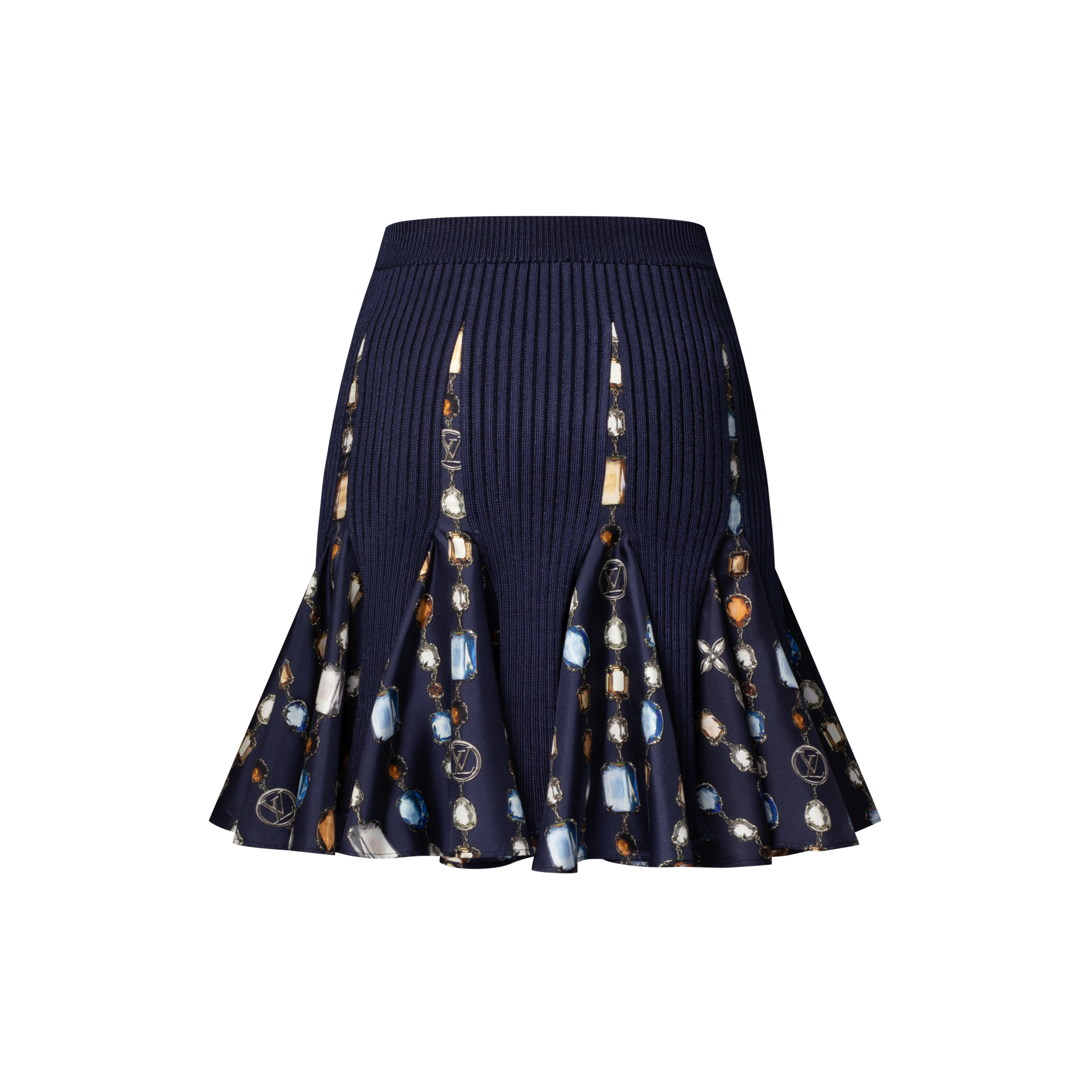 ネックレスインサート ニットスカート  ウィメンズ ウェア(洋服) (製品ズーム)
