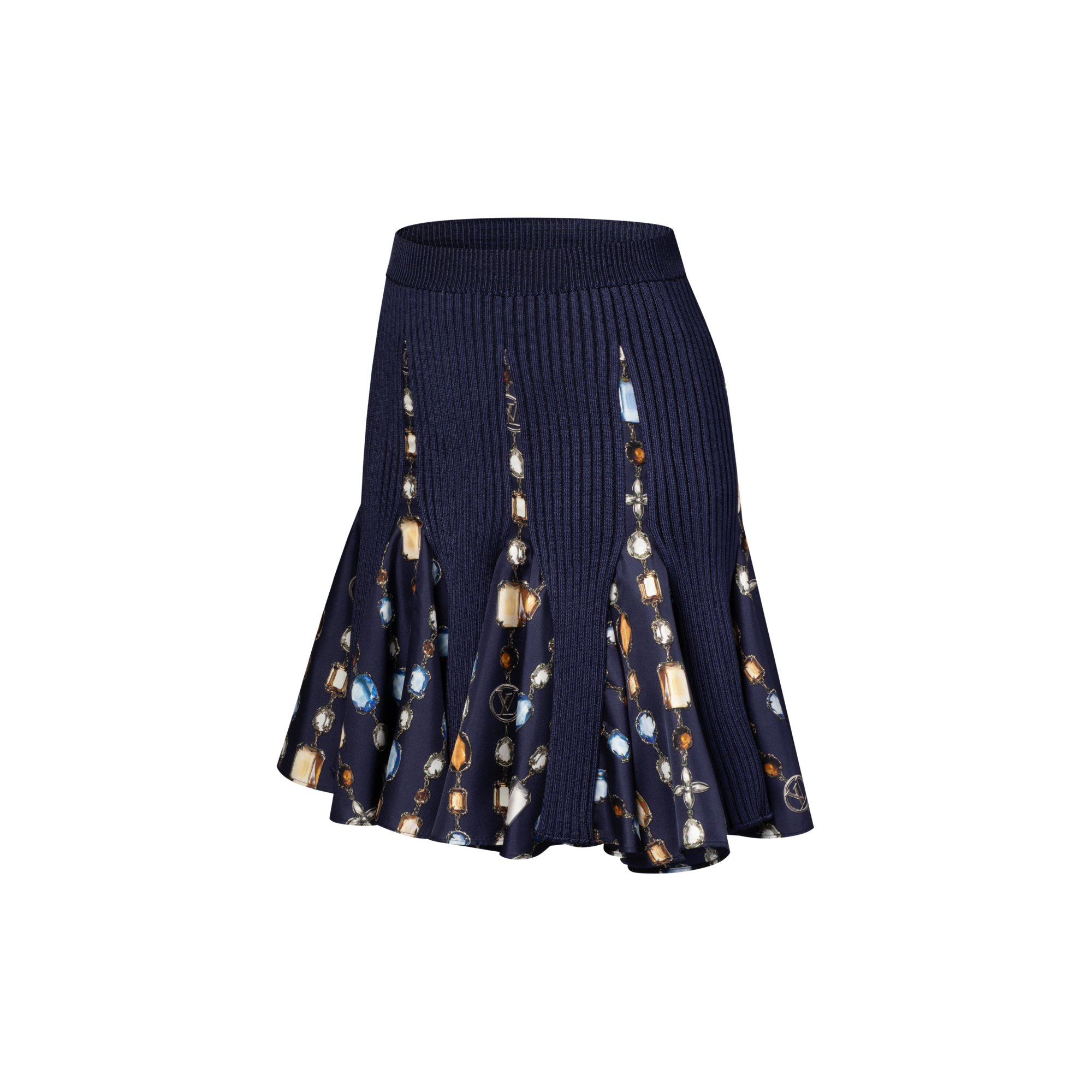 ネックレスインサート ニットスカート  ウィメンズ ウェア(洋服) (製品ズーム)