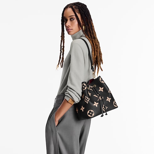 ネオノエ MM バイカラー モノグラム・アンプラント レザー ウィメンズ バッグ (製品ズーム)