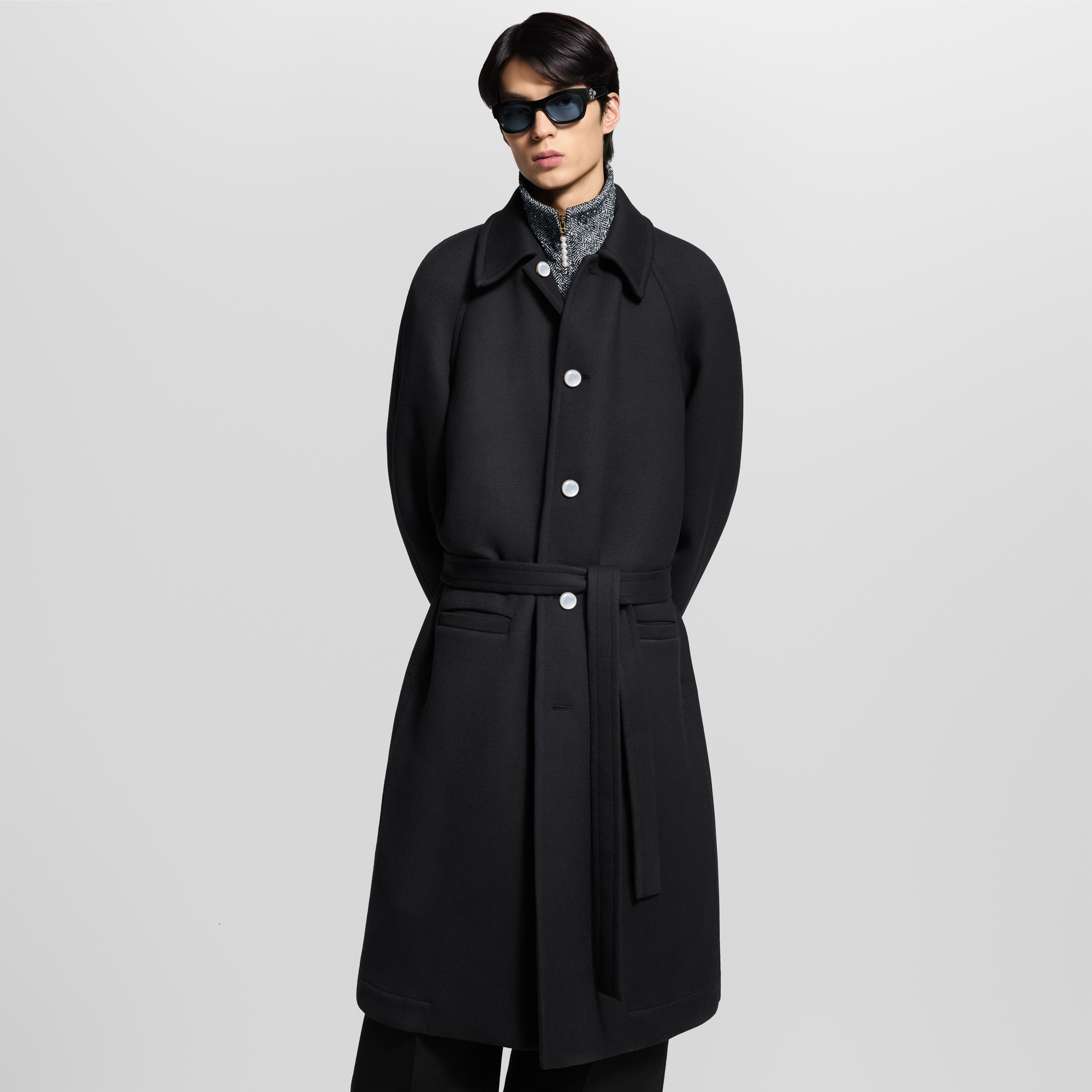 オーバーサイズ シングルブレストコート  メンズ ウェア(洋服) (製品ズーム)
