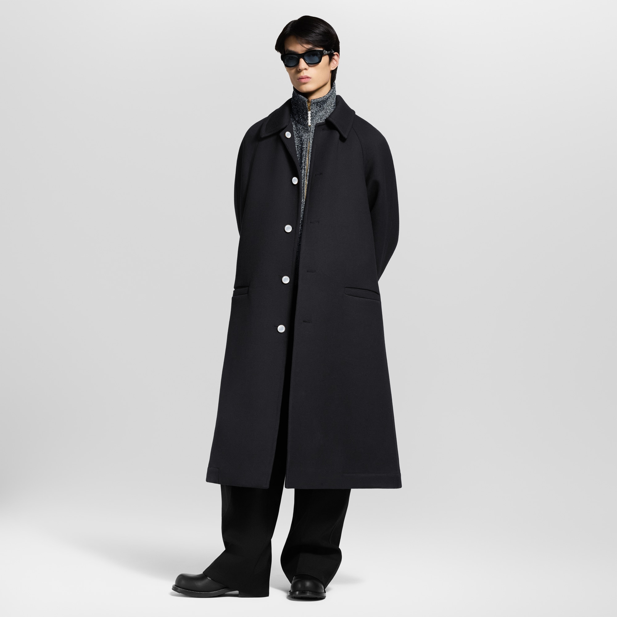 オーバーサイズ シングルブレストコート  メンズ ウェア(洋服) (製品ズーム)