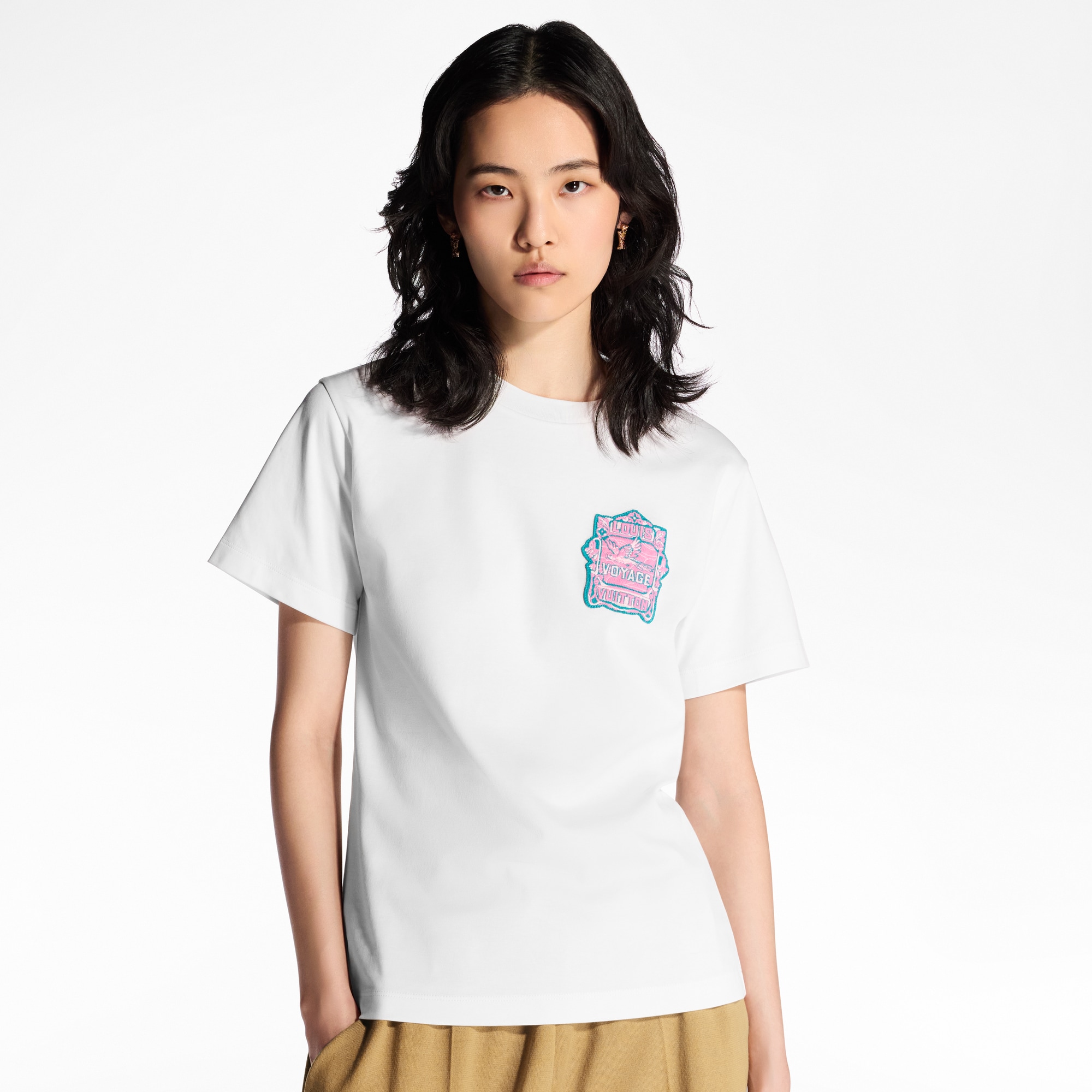 パロットパッチTシャツ  ウィメンズ ウェア(洋服) (製品ズーム)