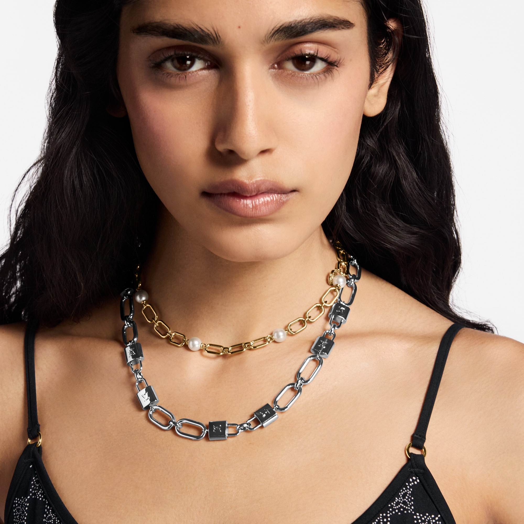 ロングネックレス･パールロック S00 ウィメンズ ファッションジュエリー (製品ズーム)