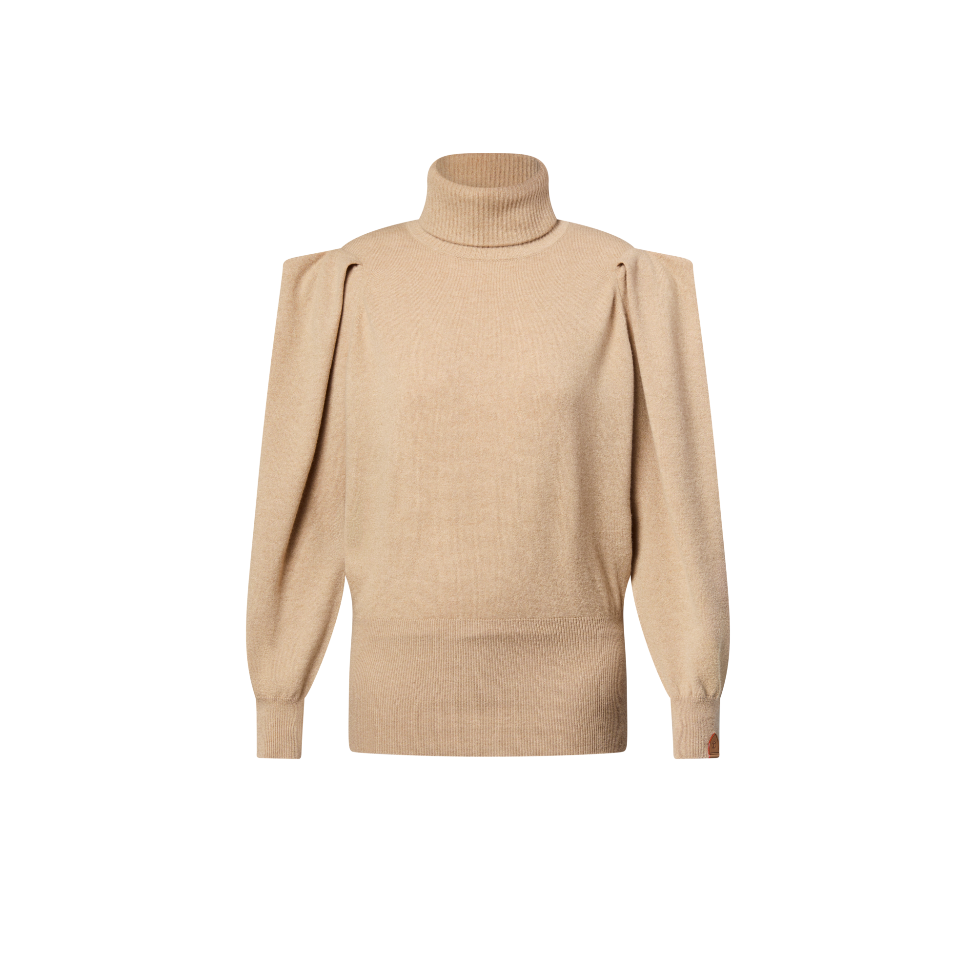 プリーツショルダー カシミヤプルオーバー  ウィメンズ プレタポルテ(洋服) (製品ズーム)