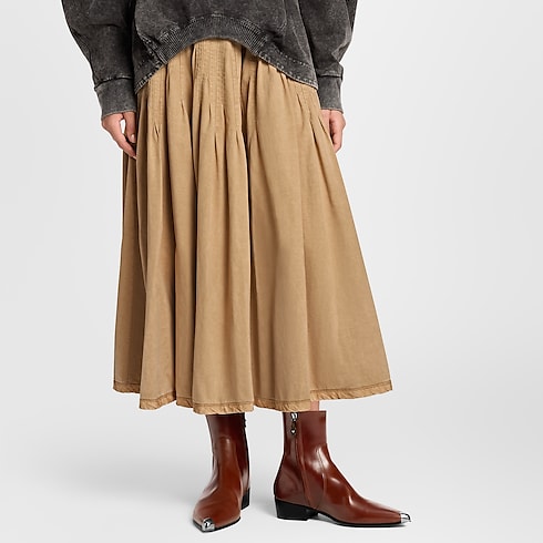 プリーツ ジャージーマキシスカート ウィメンズ ウェア(洋服) (製品ズーム)