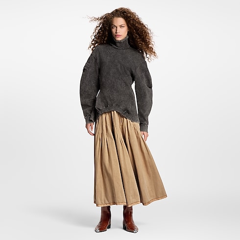 プリーツ ジャージーマキシスカート ウィメンズ ウェア(洋服) (製品ズーム)