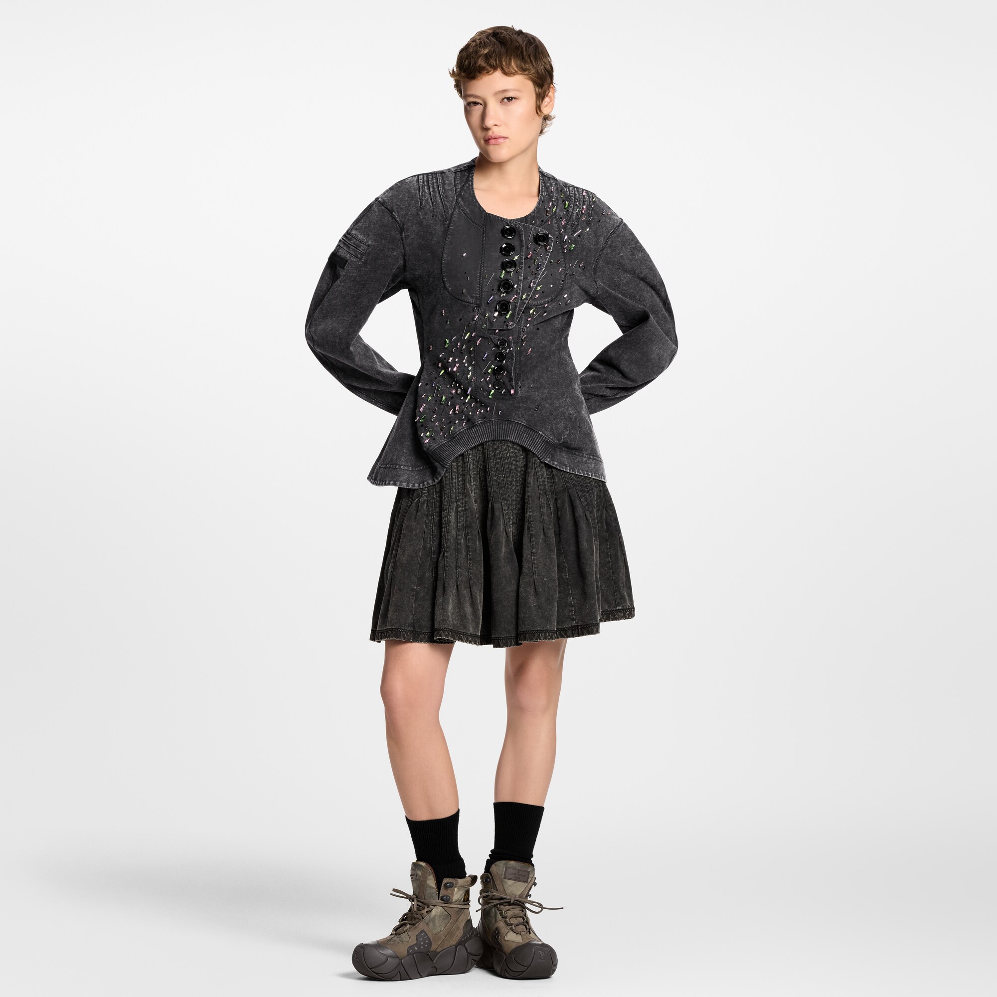 プリーツ ジャージースカート  ウィメンズ ウェア(洋服) (製品ズーム)