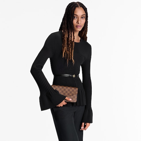 ポシェット・フェリシー ダミエ・エベヌ ウィメンズ 財布&小物 (製品ズーム)