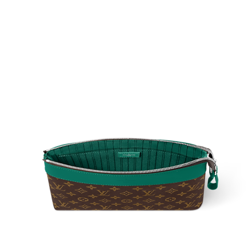 ポシェット・ヴォワヤージュ スープル モノグラム・マカサー ギフト ホワイトデー メンズ・ギフト (製品ズーム)